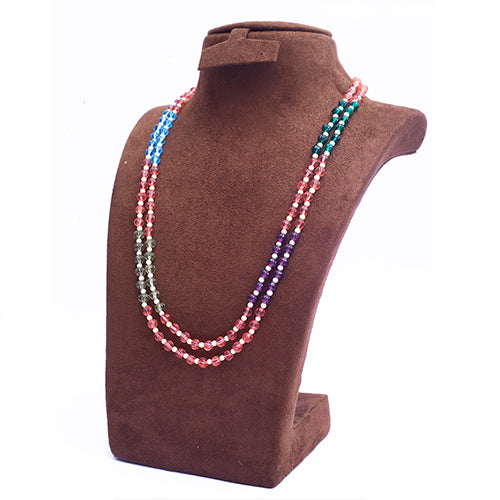 Pearls and Carved Beads Mala Necklace
