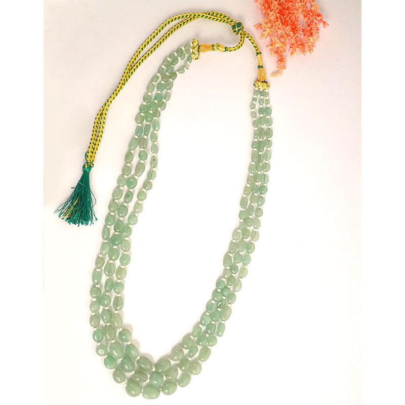 Green Emerald Aventurine 3 Line Mala