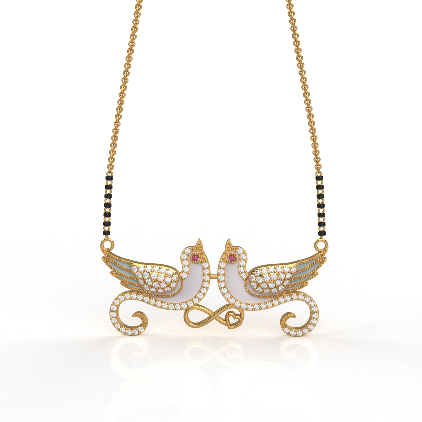 Silver Infinity Love Mangalsutra
