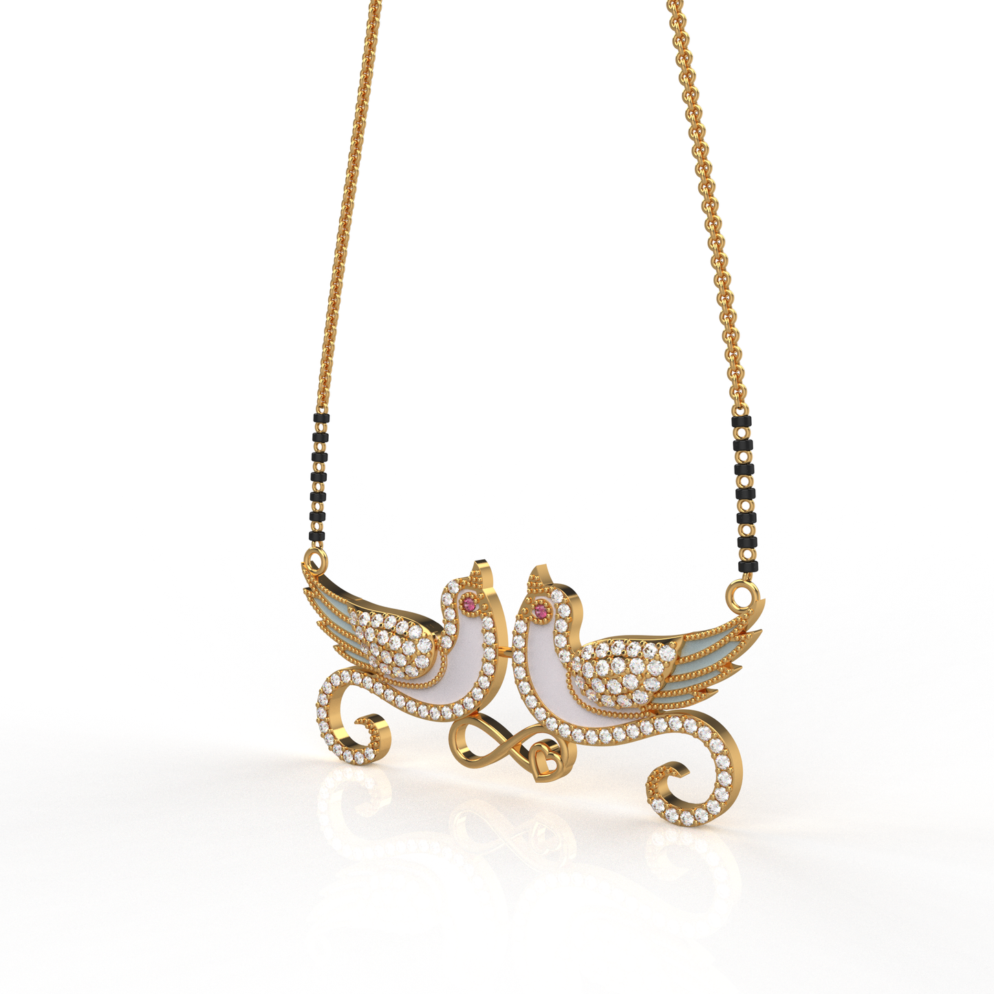 Silver Infinity Love Mangalsutra