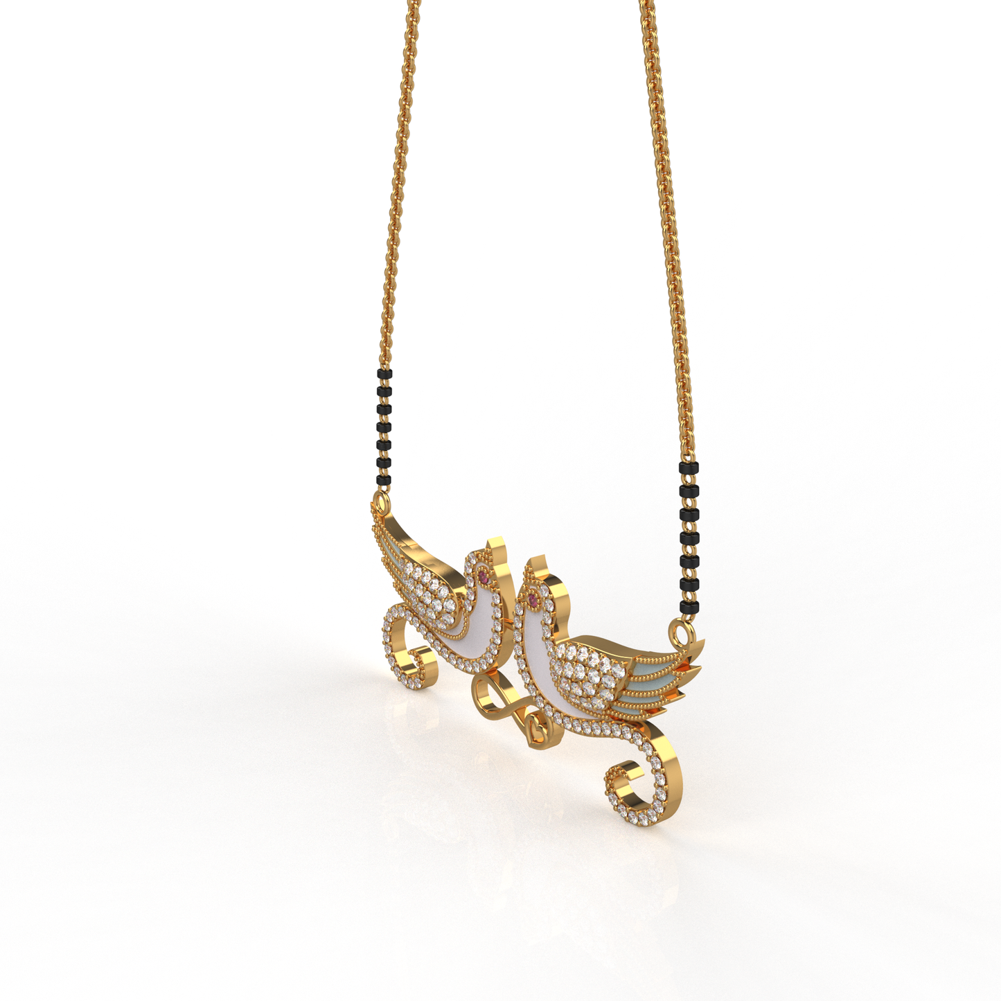 Silver Infinity Love Mangalsutra