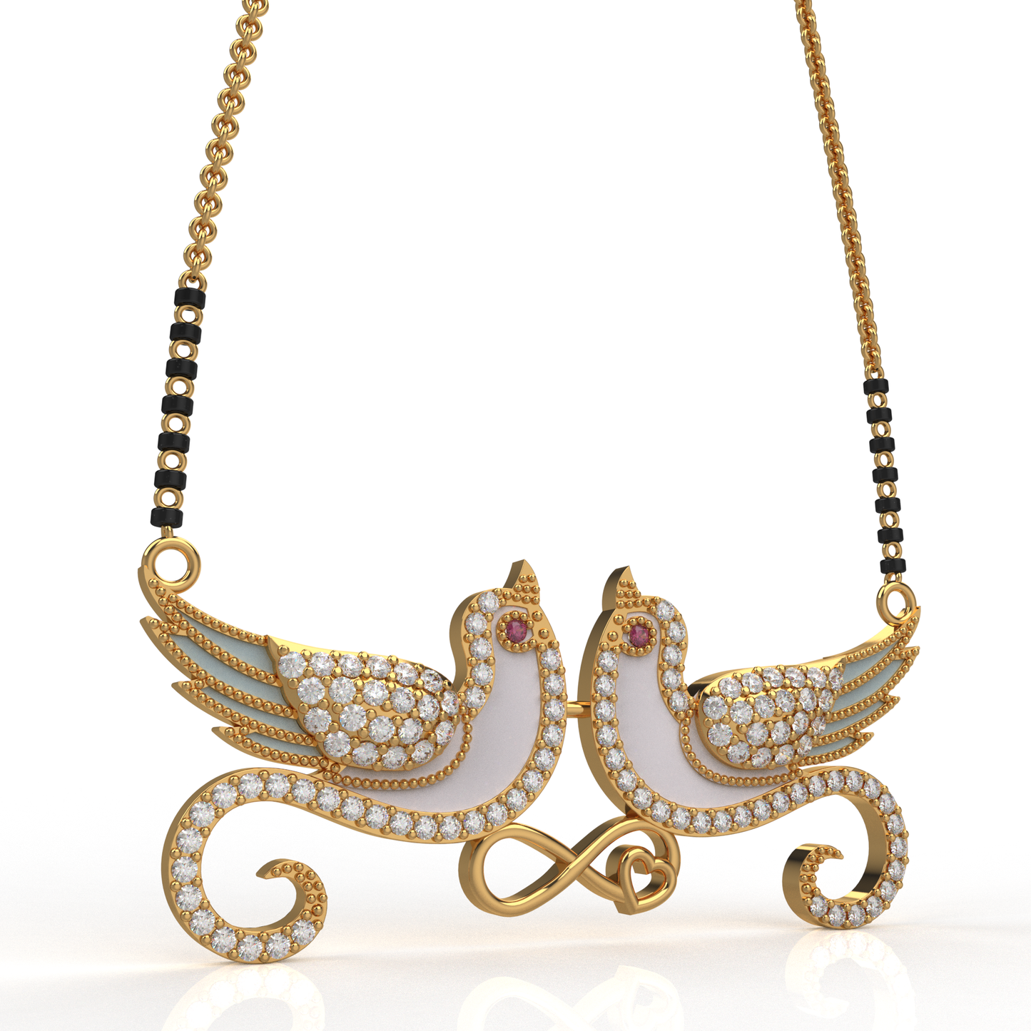 Silver Infinity Love Mangalsutra