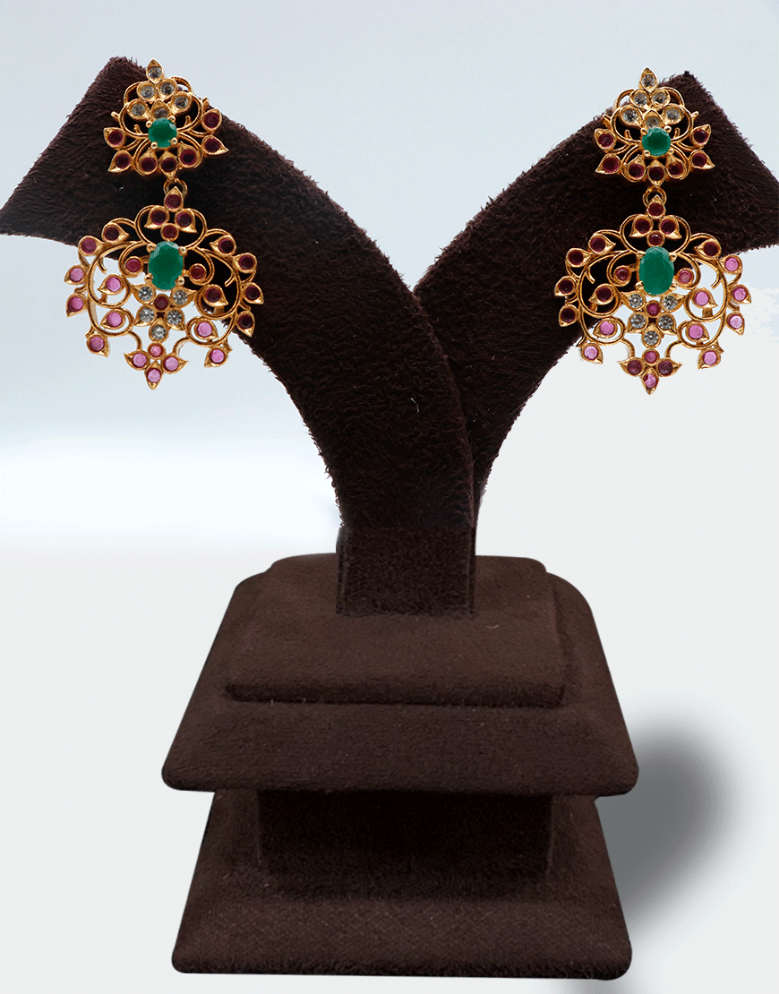 Antique Kemp Silver Earrings
