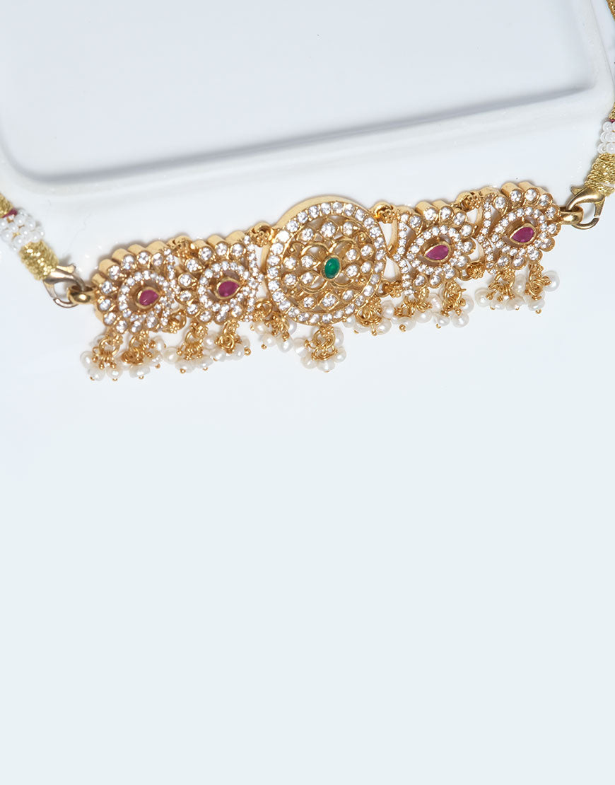 Antique Mini Temple Choker
