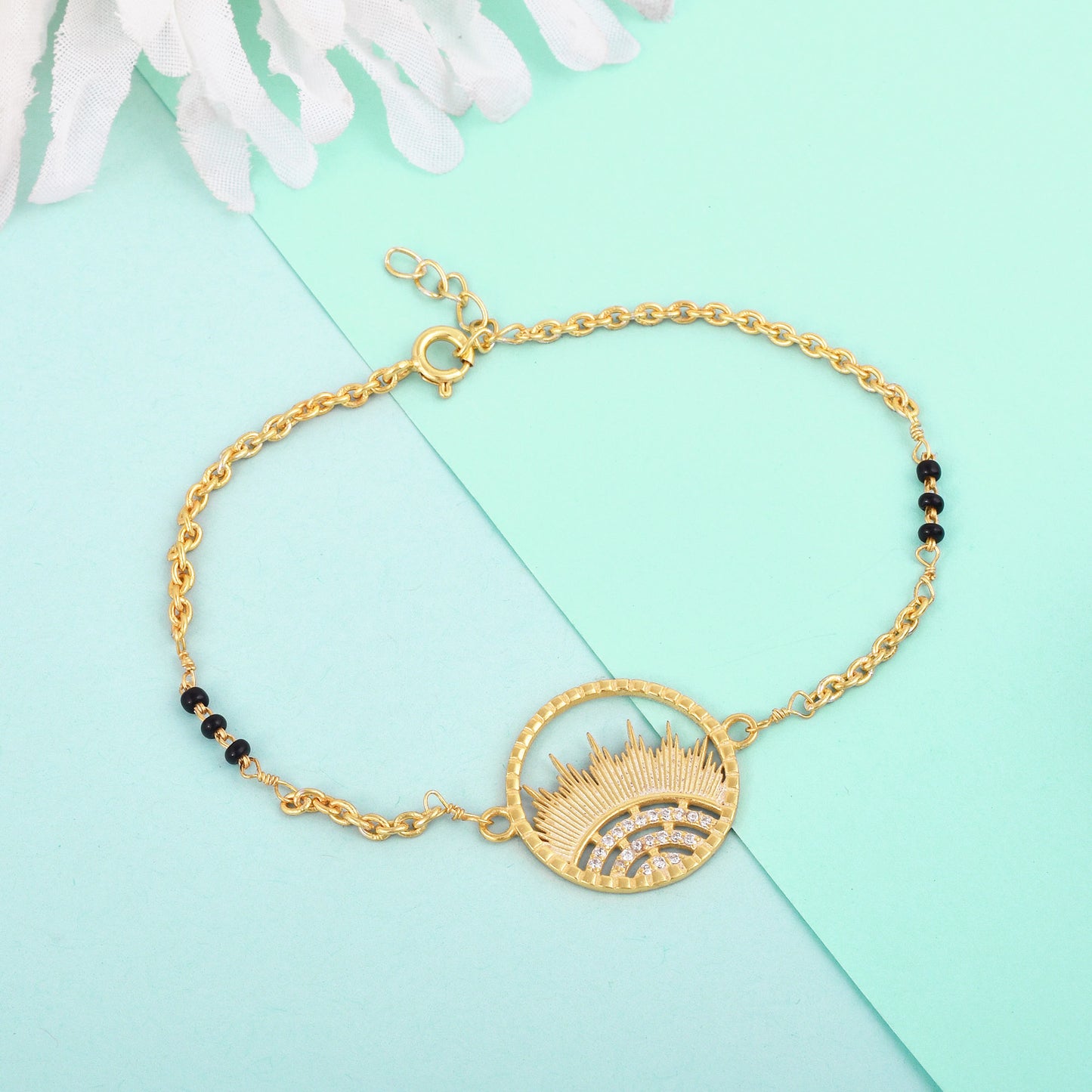 Mangalsutra Adjustable Sun Bracelet