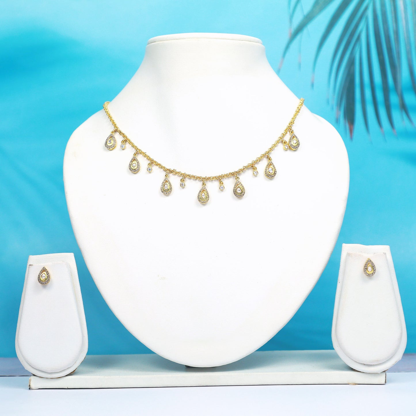 Antique Polki Necklace Set