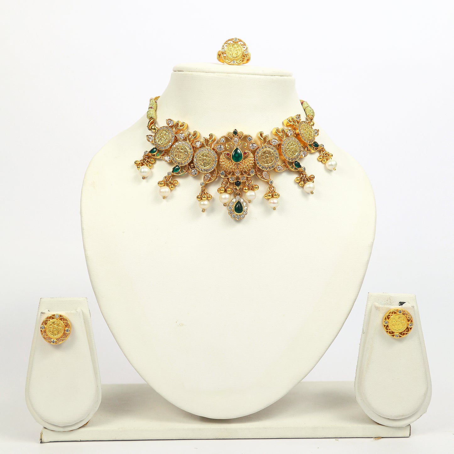 Antique Ramparivar Kasu Necklace Set