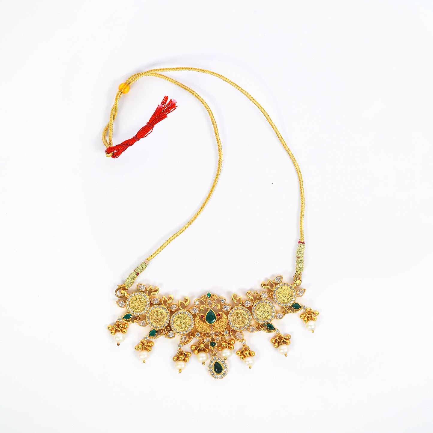 Antique Ramparivar Kasu Necklace Set