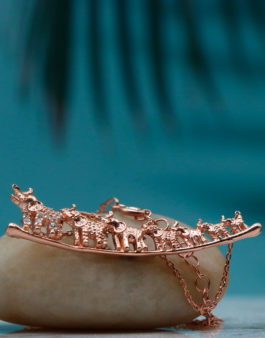 Rosegold Elephant Necklace