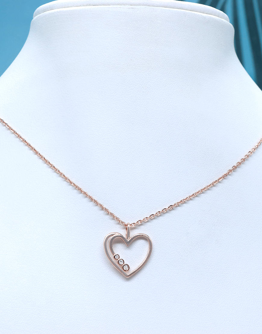Rosegold Heart Necklace