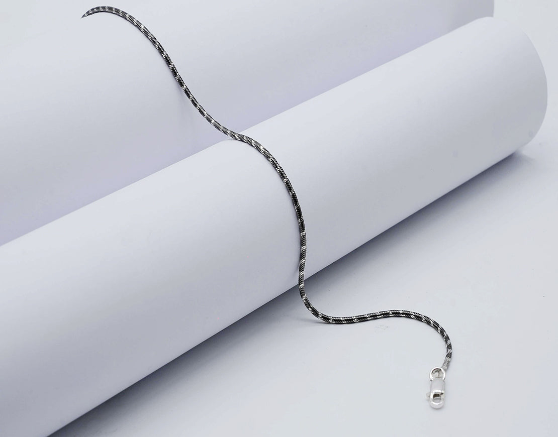 Silver Italian Chain Nazariya Anklet (single)