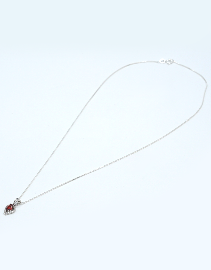 Silver Mini Tulip Necklace