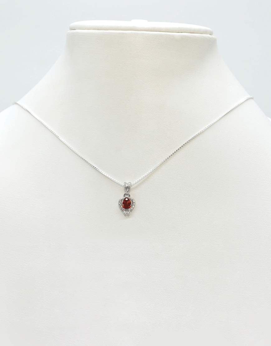 Silver Mini Tulip Necklace