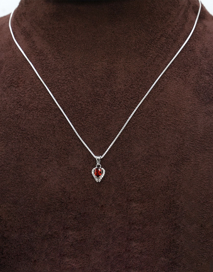 Silver Mini Tulip Necklace