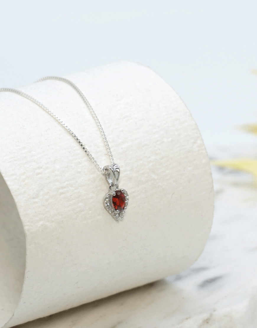 Silver Mini Tulip Necklace