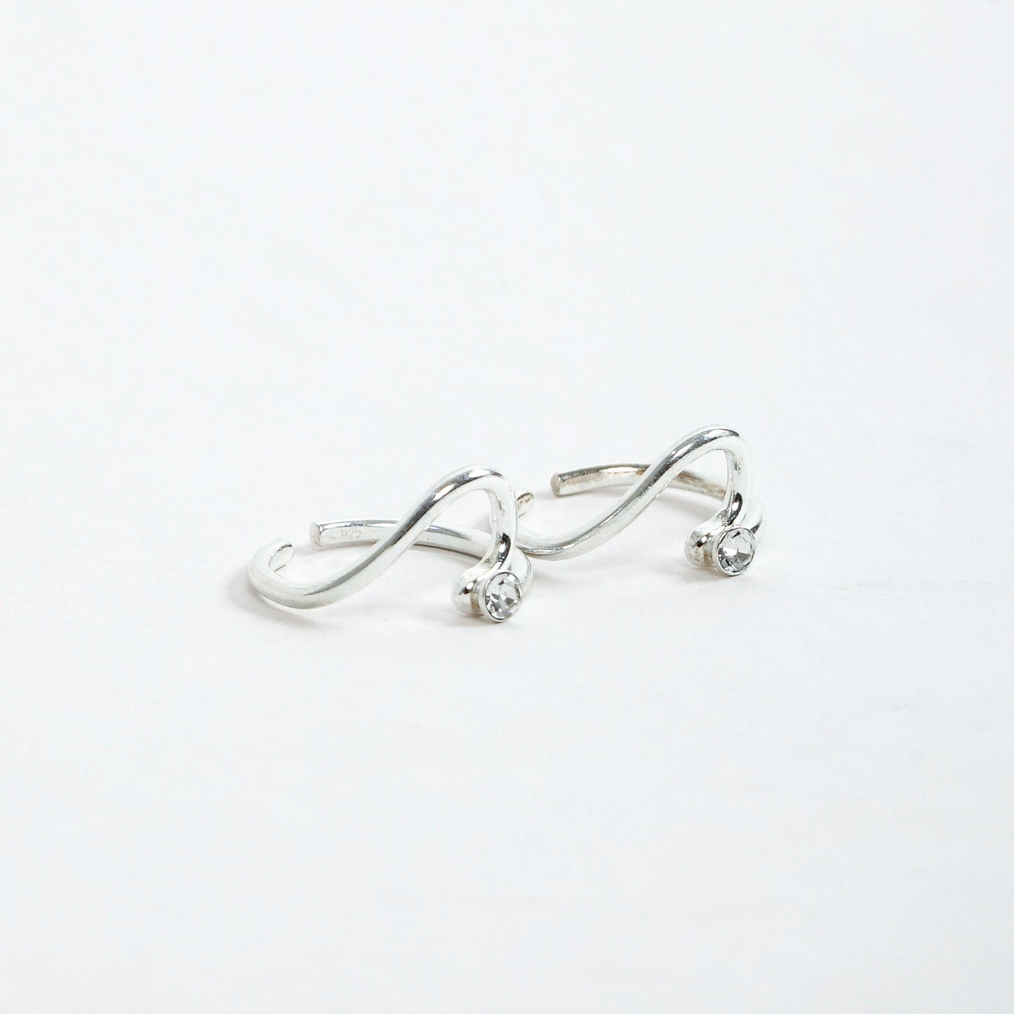 Silver Twisted Toe-Ring