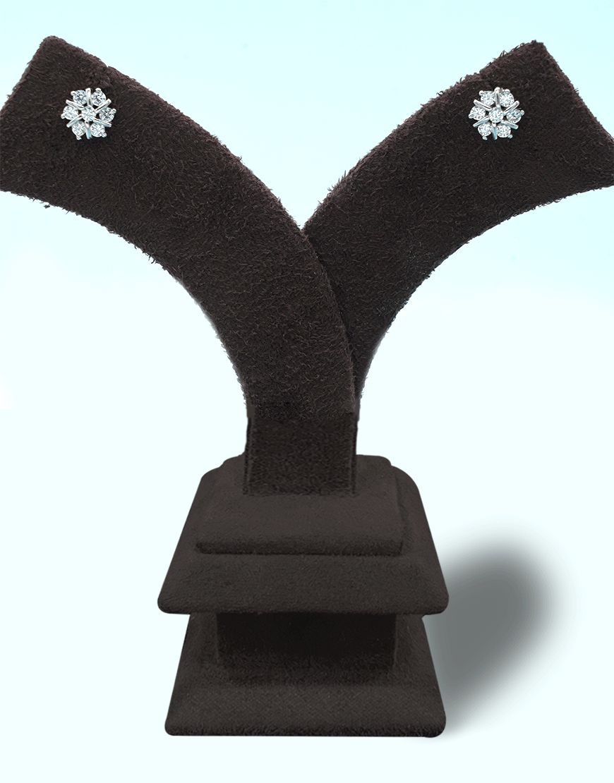 Nakshatra small silver earring t1