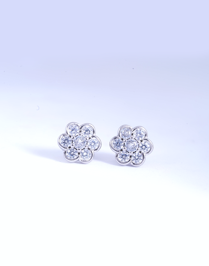 Nakshatra small silver earring t2