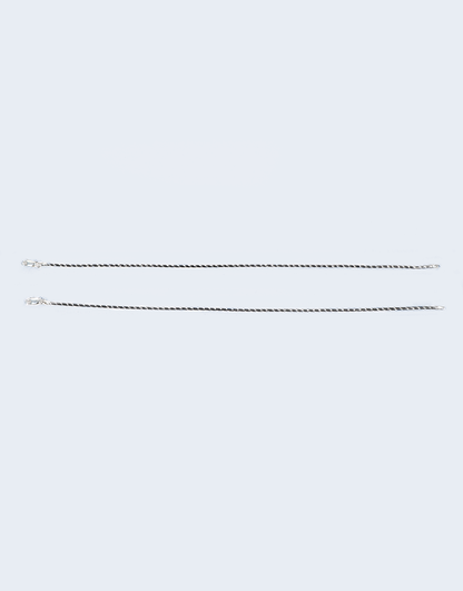 Nazariya Italian Chain Silver Anklet (Pair)