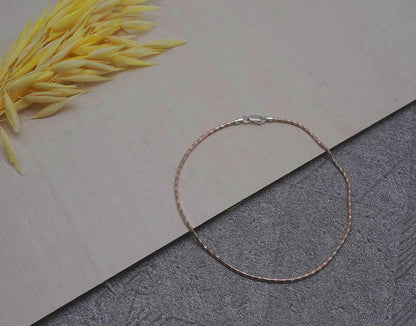 Rosegold Rope Anklet (Single)