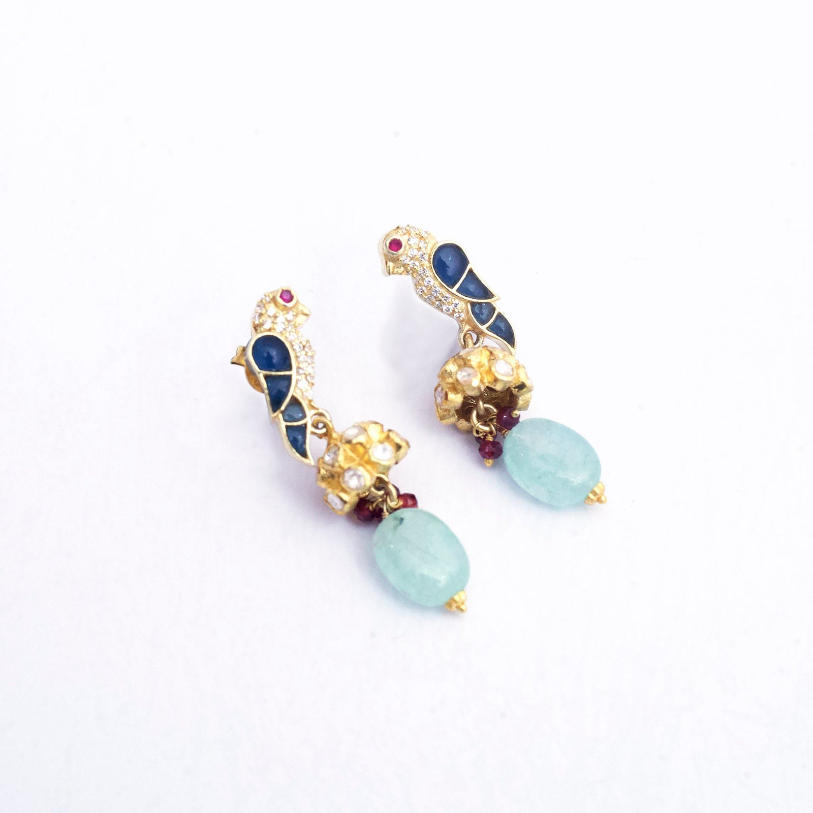 kudan polki parrot jhumki 4.jpg kudan polki parrot jhumki 4.jpg