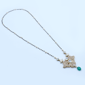 kundan polki emerald silver mangalsutra1 jpg.png