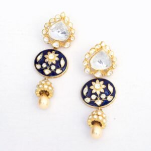 kundan polki silver blue enamel earrings2.jpg