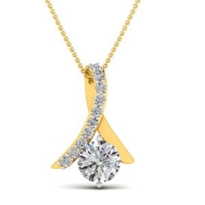 moissanite solitaire silver necklace1.jpg