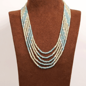 pearl aqua 5 line beads necklace 1.png