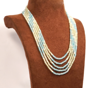 pearl aqua 5 line beads necklace 2.png