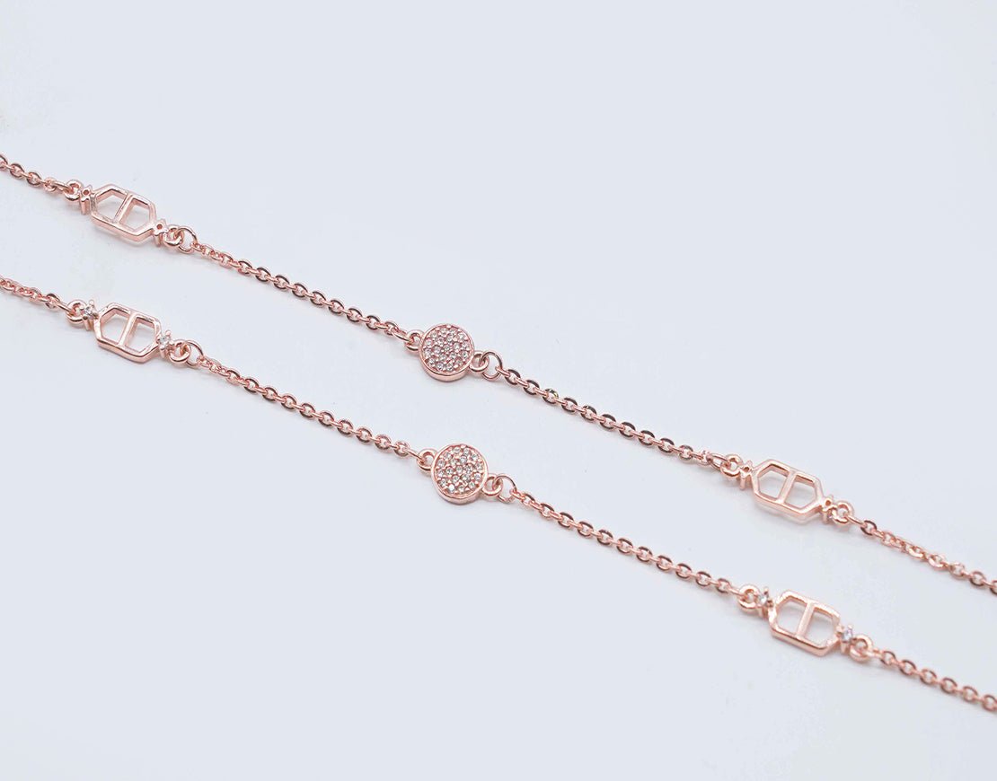 rosegold cz chakra and plain rectangle anklet2 1.jpg rosegold cz chakra and plain rectangle anklet2 1.jpg