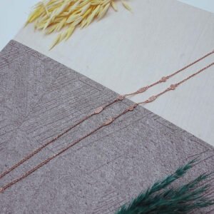 rosegold chakra and cz rectangle anklet2.jpg