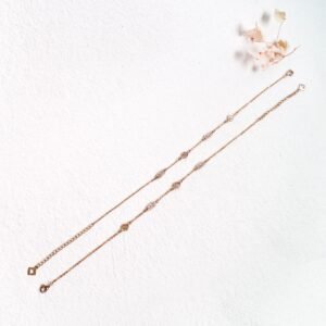 rosegold chakra and cz rectangle anklet3.jpg
