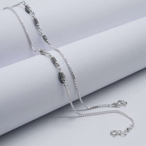 silver antique spring charm anklet1.jpg