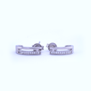 silver half hoop earrings 1 cz line1.png