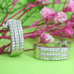 silver half hoop earrings3 cz lines2.png