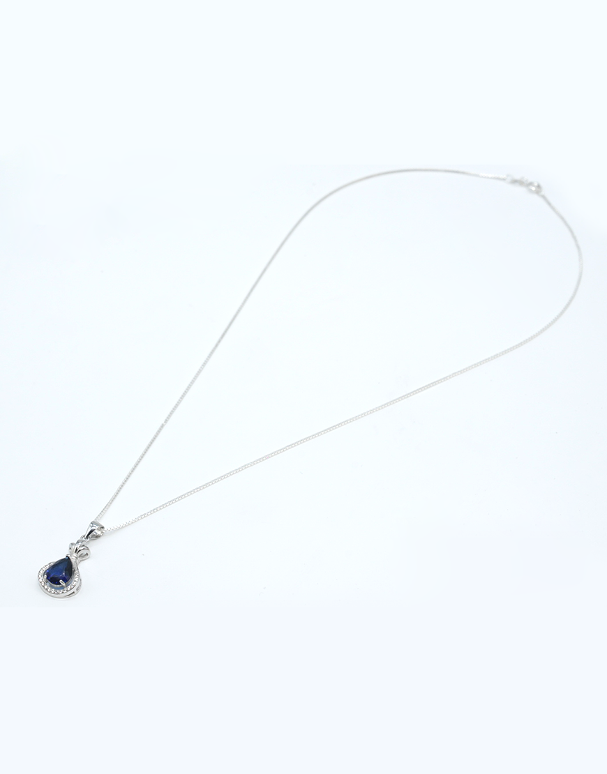 silver pear coloured cz pendantblue1.png silver pear coloured cz pendantblue1.png