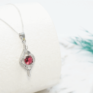 Home silver round coloured cz pendant red3.png