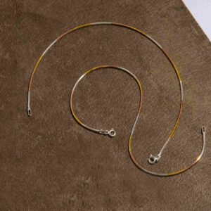 silver tri color rope chain anklet2.jpg