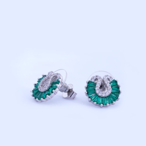 silver u emerald studs1.png