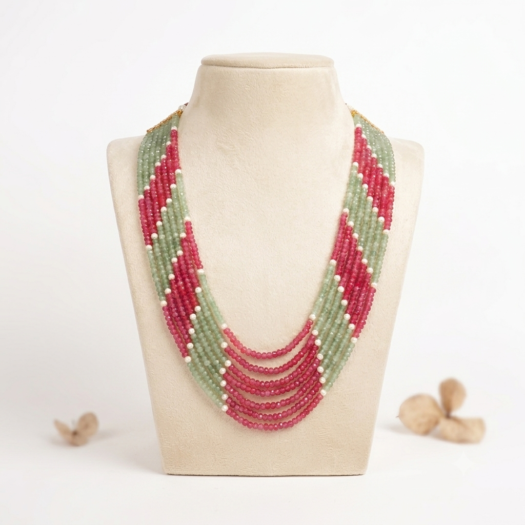 Home pearl jade mala